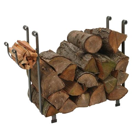 metal firewood rack home depot